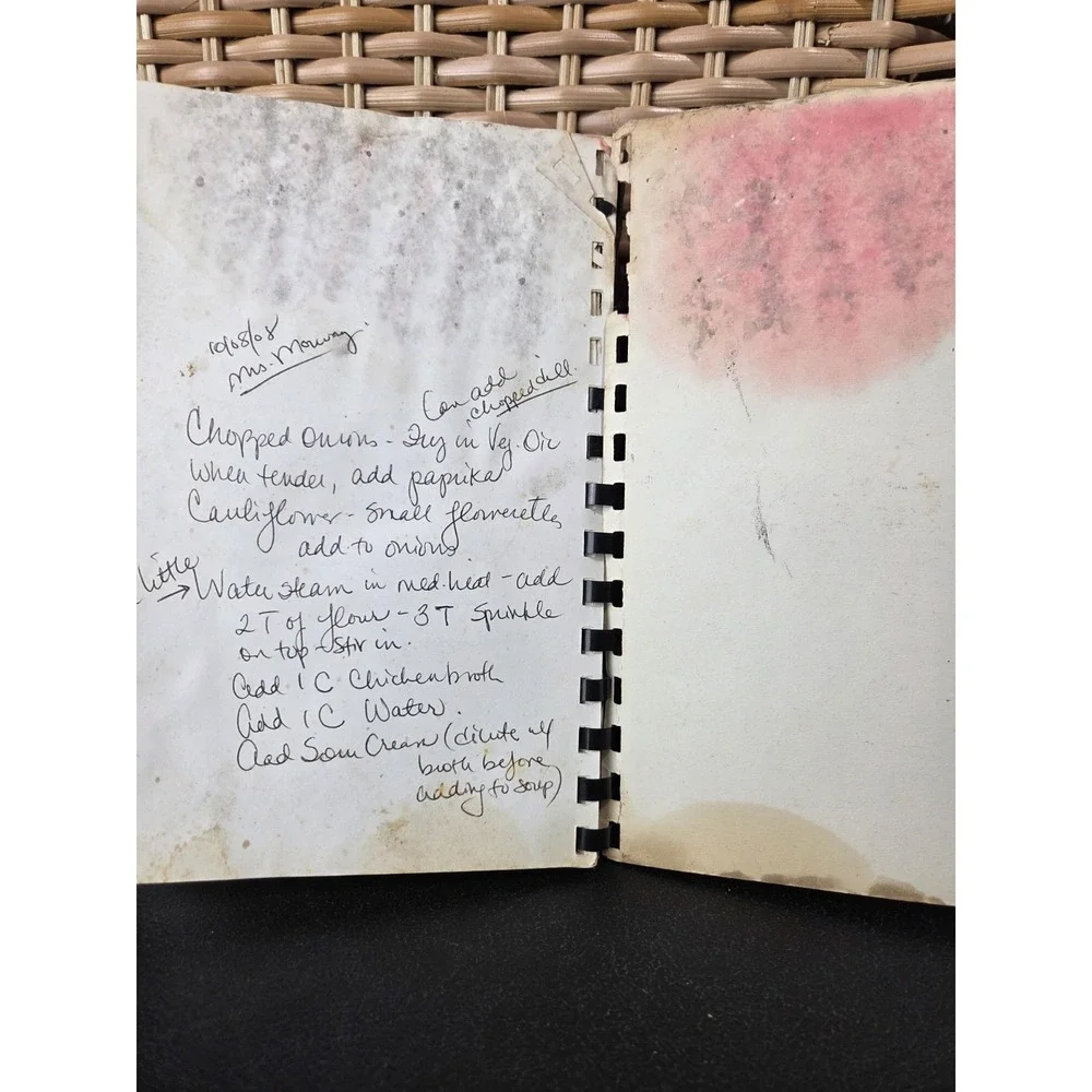 Church Of The Advent, Episcopal Cookbook Nashville,‎ Tennessee 1959 Spiral